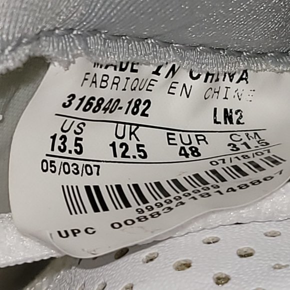 Nike Air Zoom Assassin TD Whi/Orange Mens Football Cleat 316840-182 US Size 13.5 - Picture 11 of 11